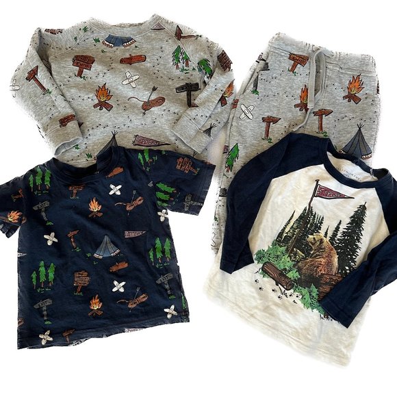 Stella McCartney Kids Lot of Sweatshirt Joggers T-Shirt Raglan Shirt 2 Years - Picture 4 of 13
